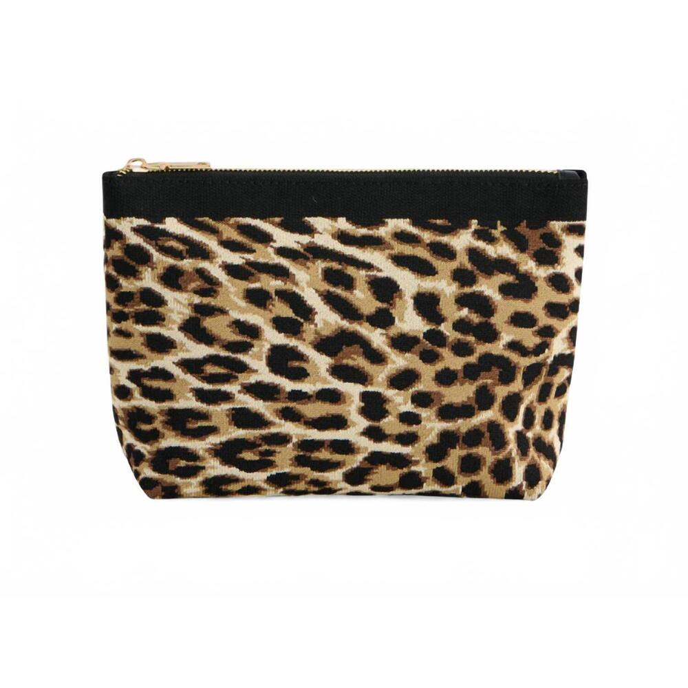 NEW SHIRALEAH women's robbie zip pouch in leopard